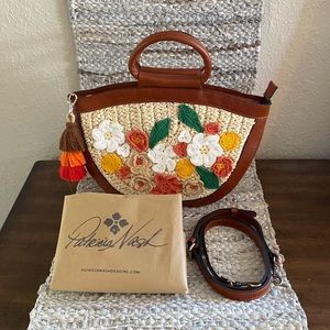 Patricia Nash Raffia and Leather Bag